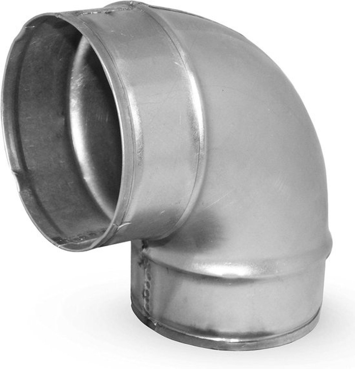 Boog Ventilatiebuis - Wikkelbuis Rond Kanaal - Lucht Verplaatsen - Extra Versterkte Randen - Ø 200 mm - Staal