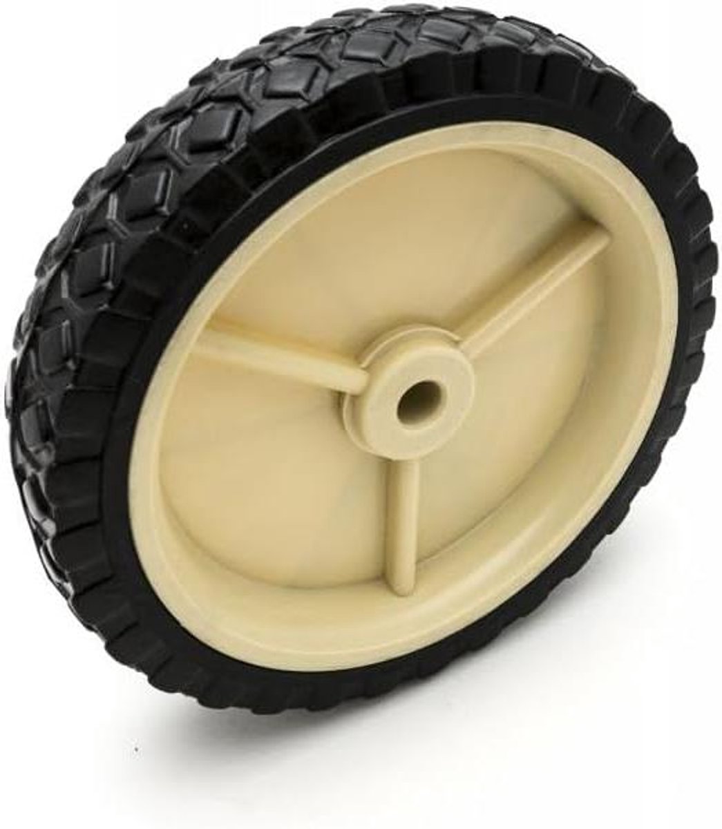 Kruiwagenwielen Set - Stevig Rubber - Materiaal Verplaatsen - Corrosiebestendig - 4 Stuks 80mm - Zwart