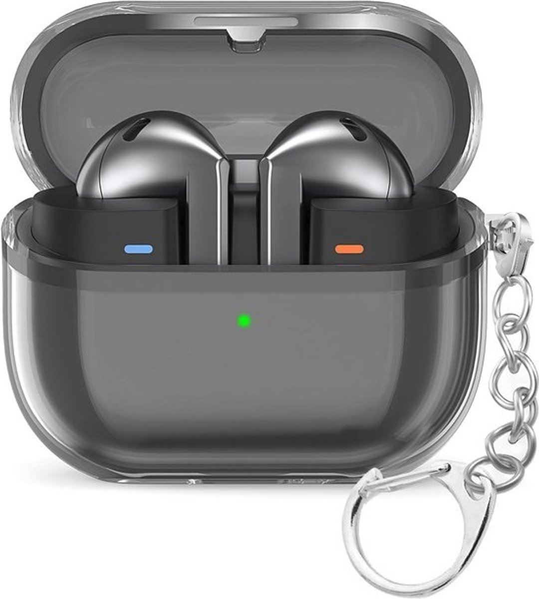 Transparante Beschermhoes met Karabijnhaak voor Galaxy Buds 3 Pro en Galaxy Buds 3