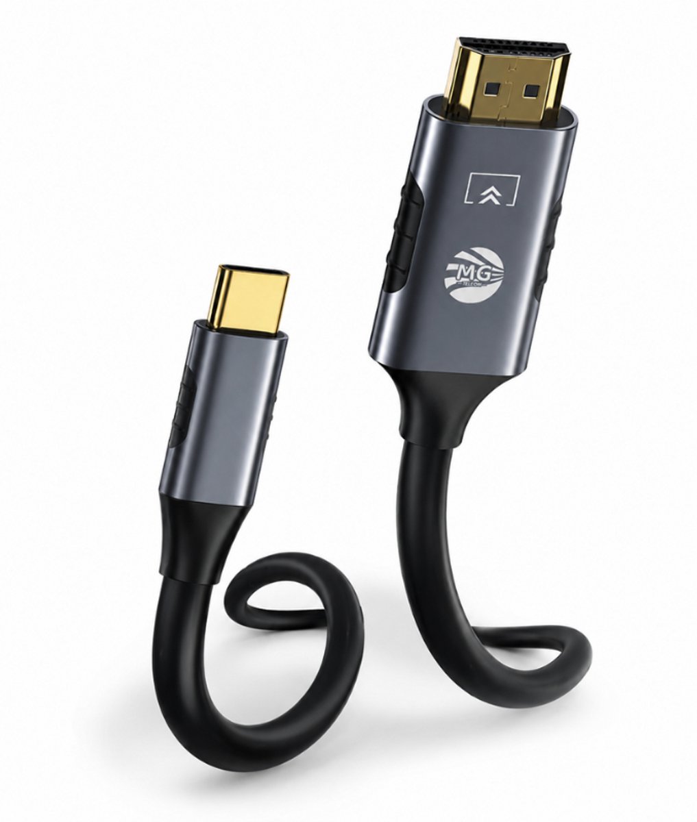 MG HD-C67 HDTV2.0 - Type-C To HDTV Cable - Zwart
