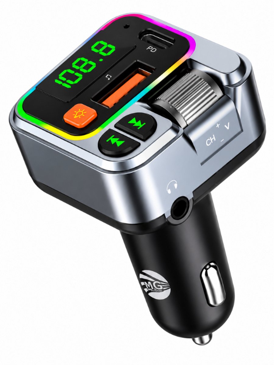 MG ACC-C68 Wireless Car MP3-2-Port Charge - 20W - Zwart