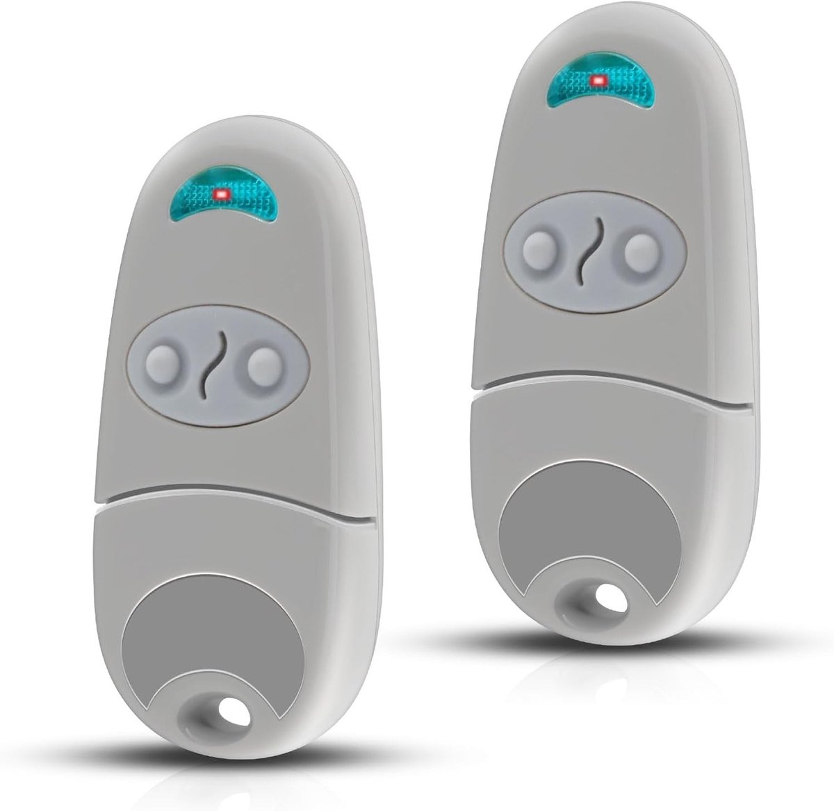 Remote Control 433.92 MHz voor Garage Deuren en Automatische Poorten - 2 Kanalen, 2 Afstandsbedieningen met Batterijen