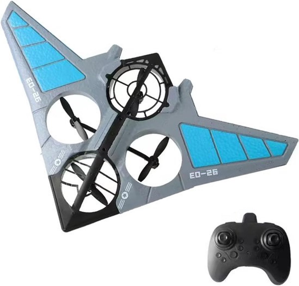 RC Vliegtuig met Afstandsbediening - EPP Schuimvliegtuig voor Kinderen - 2.4 GHz & 360° Stunts