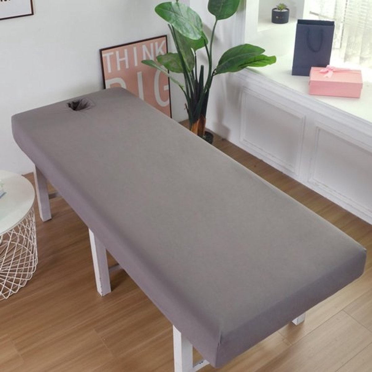 Waterdichte Massagebedhoes met Gezichtsuitsparing - Beschermhoes voor Spa en Tafel - Elastisch en Duurzaam