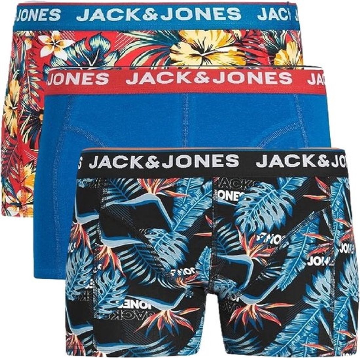 Set van 3 Stretch Boxershorts voor Heren - Comfortabel Basic Ondergoed