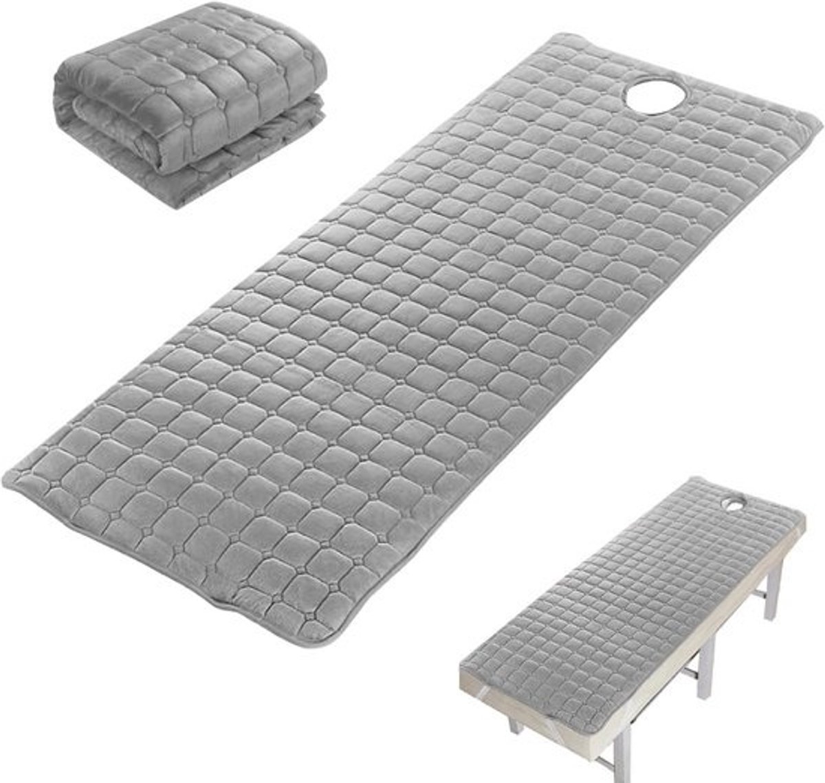Extra Dikke Massage Tafel Hoes met Gezichtsuitsparing - Antislip & Comfortabel
