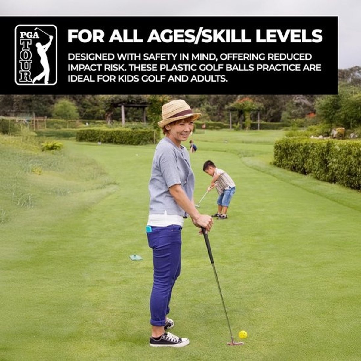 Oefen Golfbal met Luchtstroom – Ideaal voor Binnen en Buiten