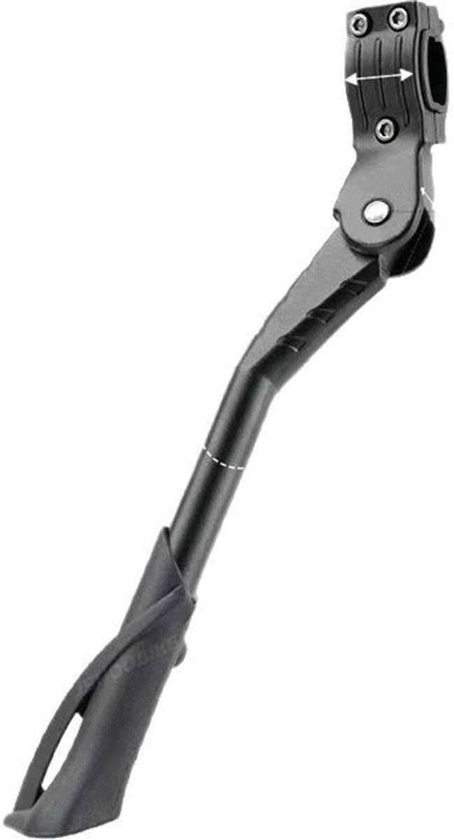 YAGXIG Fietsstandaard - verstelbaar met 3 gaten - fietsbeugel - geschikt voor fietsen van 24-29 inch - universele standaard voor mountainbikes/racefietsen - parkeerbeugel voor fietsaccessoires