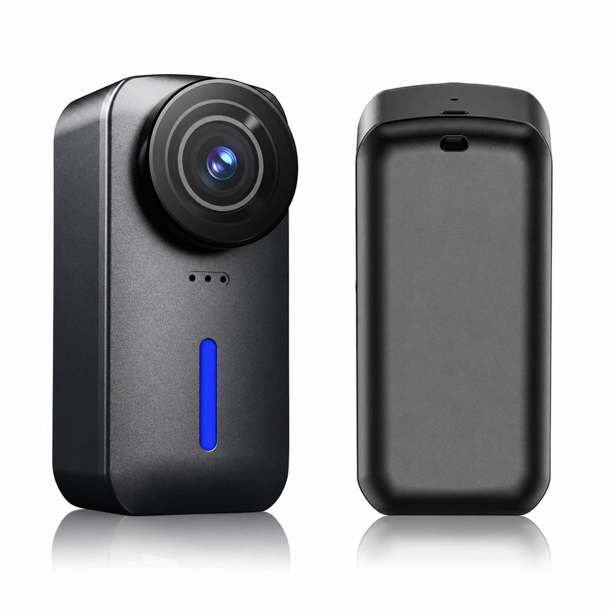 Action Camera 4K – Gyrostabilisatie, 170° Groothoek, 30 m Waterdicht en 20 MP, Inclusief 64 GB Geheugenkaart