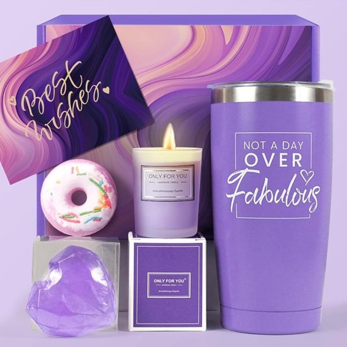 Luxe Spa Cadeauset voor Vrouwen: Ontspanning & Wellness Geschenkdoos voor Moederdag en Verjaardag