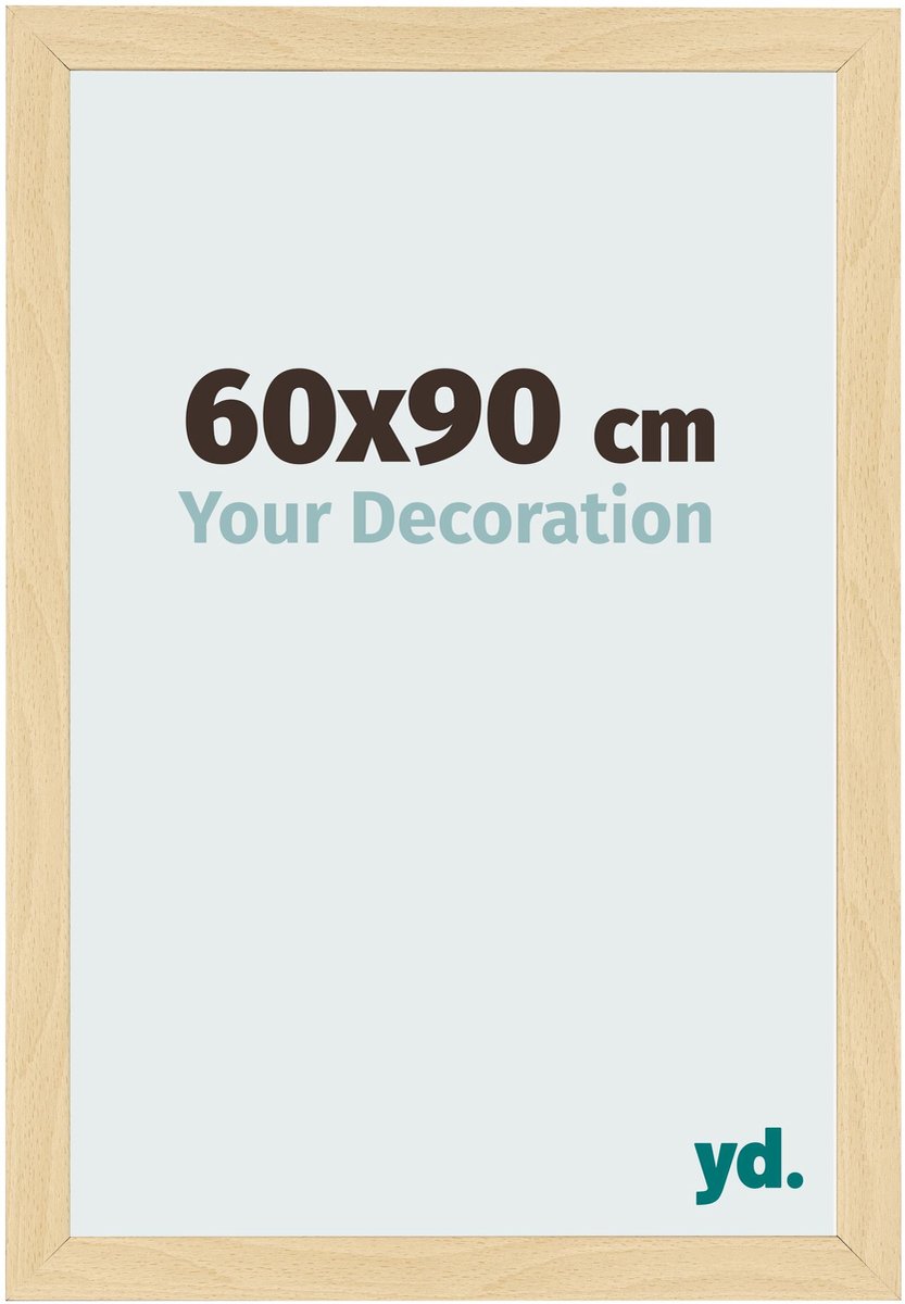 Your Decoration - Fotolijst 60x90 cm - MDF - Beuken Decor - Bologna