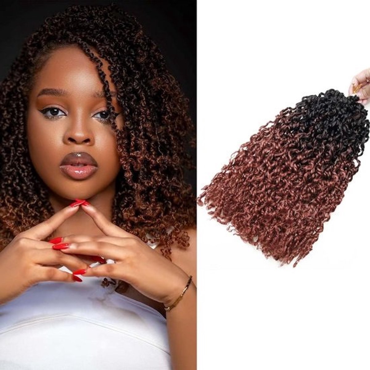 Mini Twist Gehaakt Haar 14 Inch Korte Kinky Twist Vlechten Synthetisch