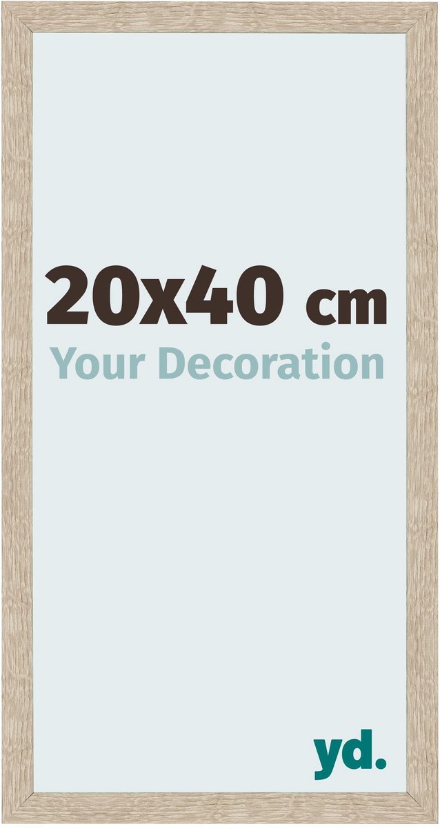 Your Decoration - Fotolijst 20x40 cm - MDF - Sonoma Eiken - Bologna