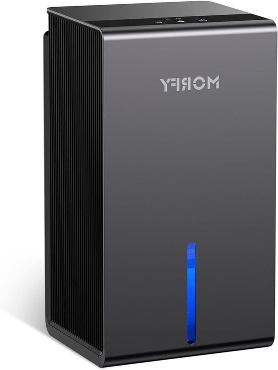 Luchtontvochtiger - Vochtvreter - Vochtige Ruimtes - Automatische Uitschakeling - 750 ml Dagelijks - Grijs Blauw
