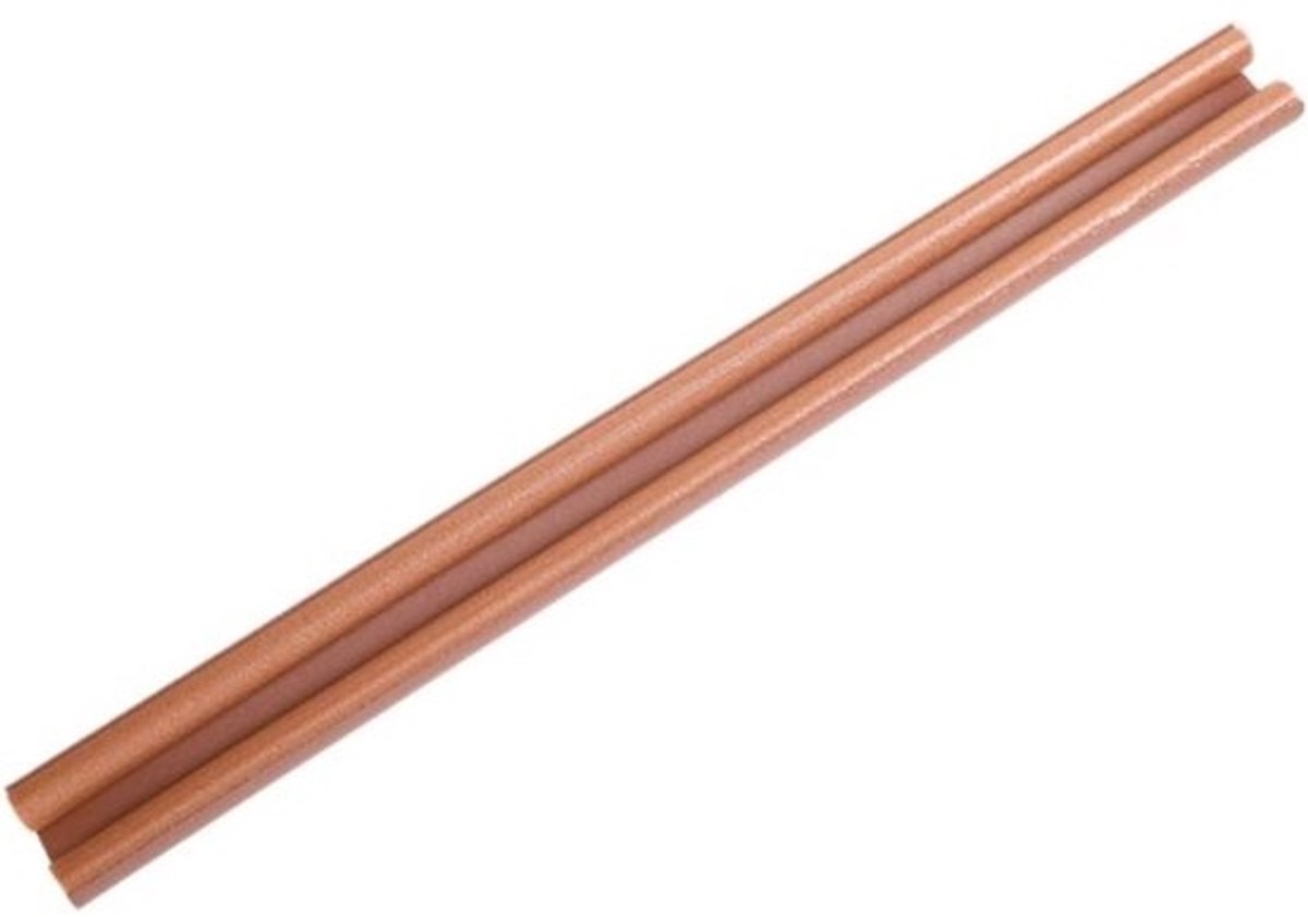 Deur Windblokker - Tochtstopper Deur - Tocht Buiten Houden - Dubbele Isolatie Rollen - 2 stuks - Bruin