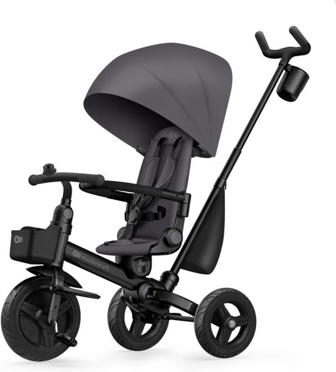 Driewieler AVEO 2 PRO - Kinderfiets Babyfiets - Groeit Mee Kind - Draaibare Zitting Ligstand