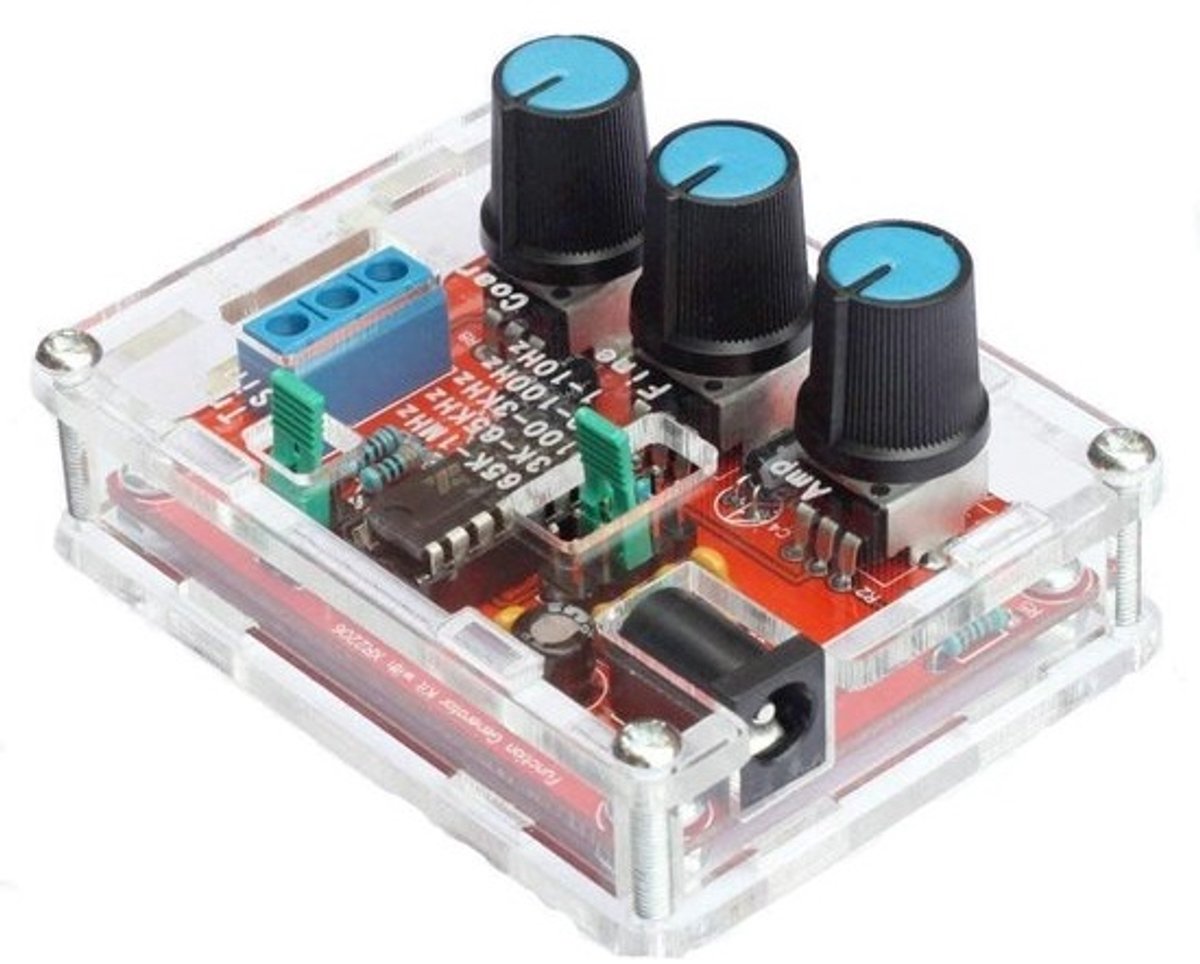 Signaal Generator - Functie Generator - Elektronisch Testen - Vijf Precisie Resoluties - 6.2 x 4.5 cm - Multicolour