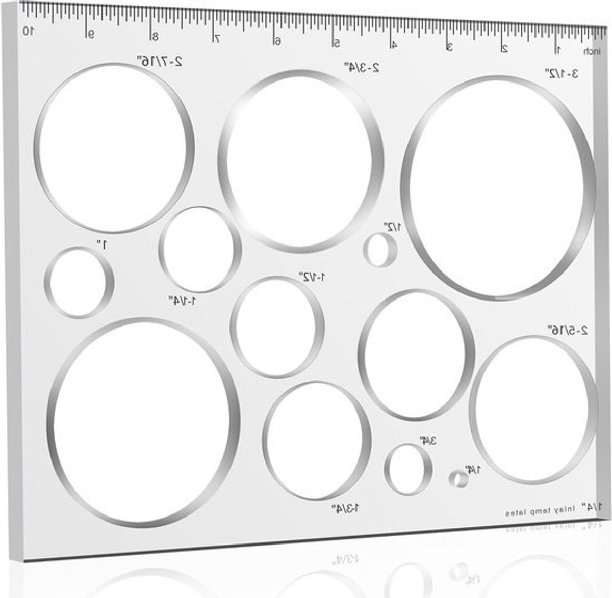 Houtbewerking Router Sjabloon - Mal Kit Cirkel Inlay - Decoratieve Details Maken - Versterking en Reparatie