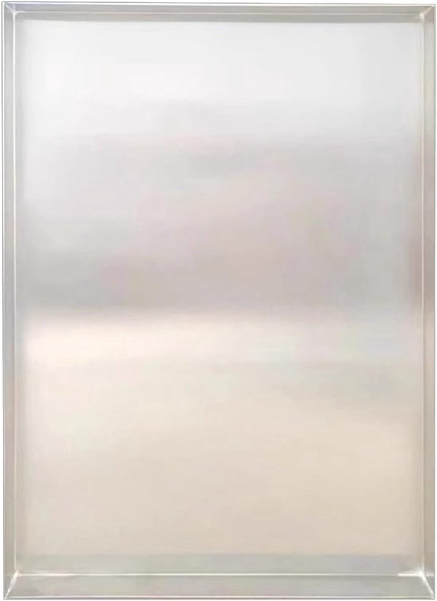 Lekbak Wasmachine - Roestvrij Staal Bak - Vloer Beschermen - Zonder Afvoer - 60x80x5cm