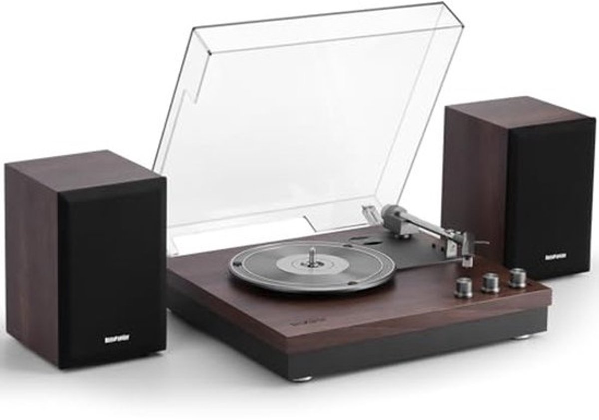 Retro Platenspeler Met Speakers – Ingebouwde Speakers – Platenspeler - audio systeem