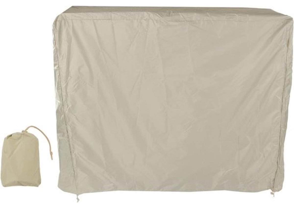 Tafeltennistafelhoes - Pingpong beschermhoes - Tafel Beschermen - Ritssluiting ontwerp - 155 x 75 x 144 cm - Beige