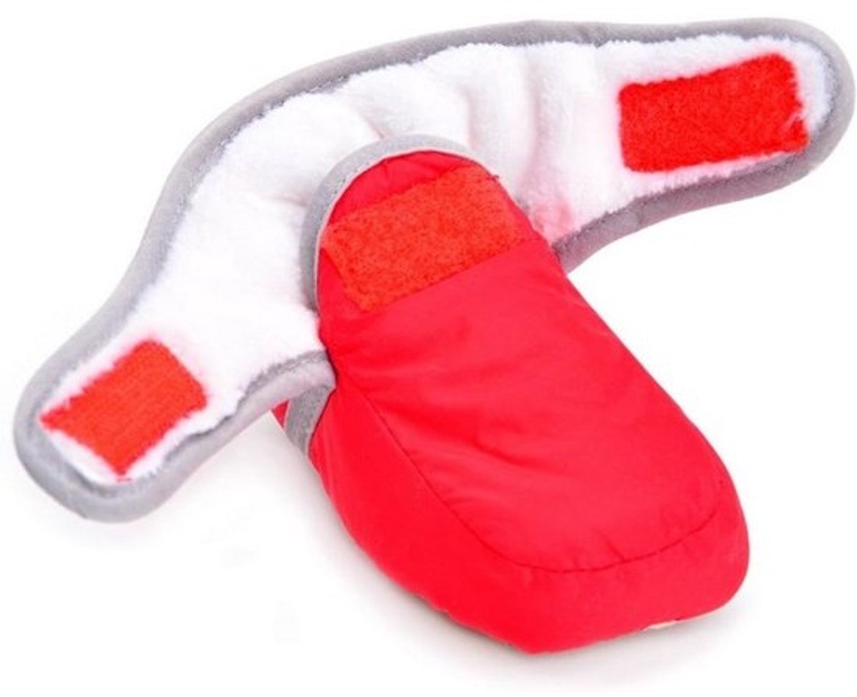 Warme Winter Laarzen voor Baby's - Rood, 12-18 Maanden