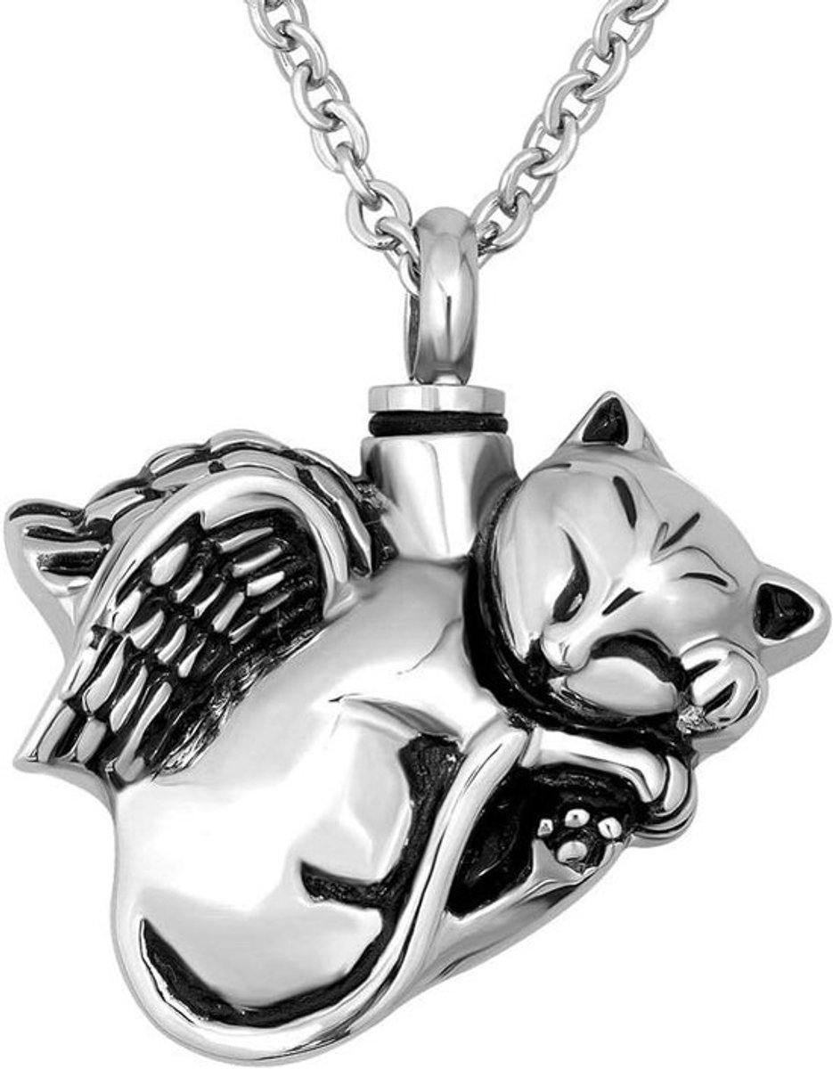 Huisdier Urn Ketting voor As - Crematie Sieraden voor Herinneringen