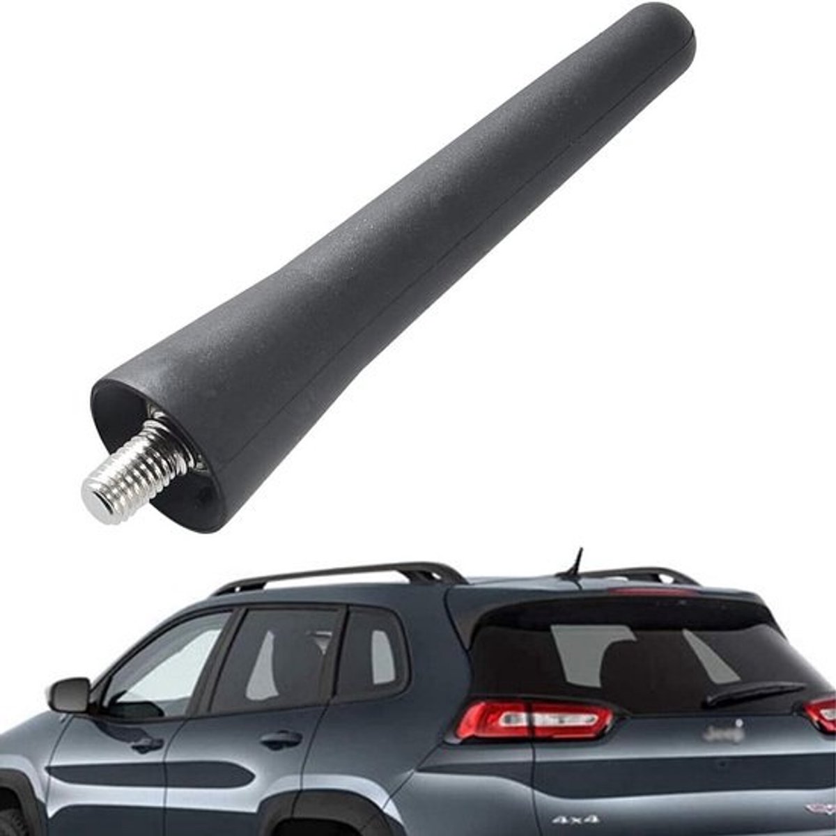 Universele Korte Dakantenne voor Autoradio FM/AM Auto Antenne Aluminium