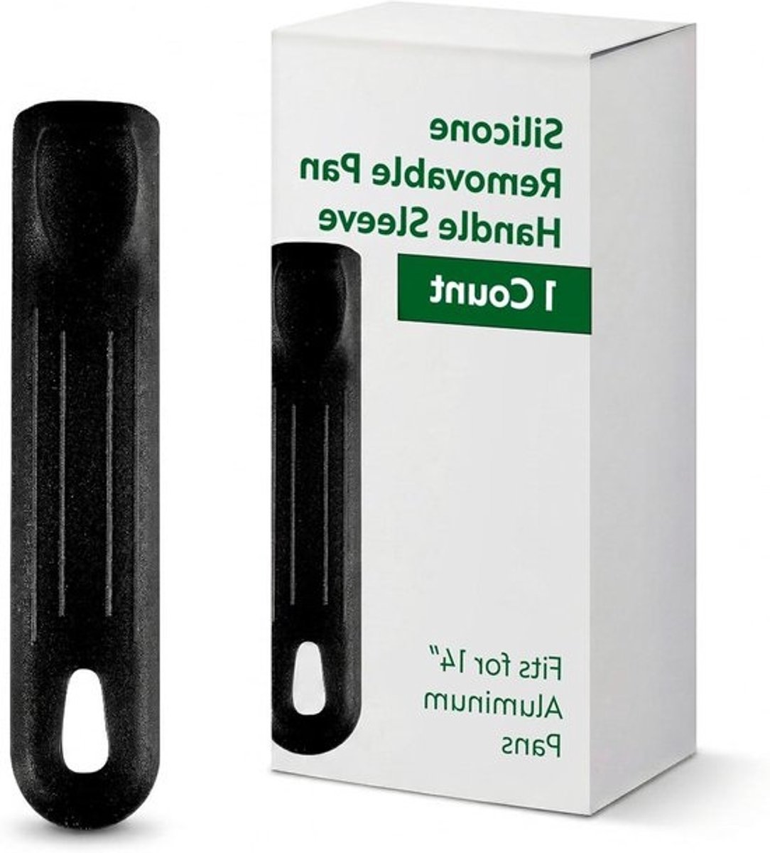 Pan Handvat Hoes - Handvat Houder Mouw - Veilig Koken - Afneembaar Ontwerp - 16 cm - Zwart