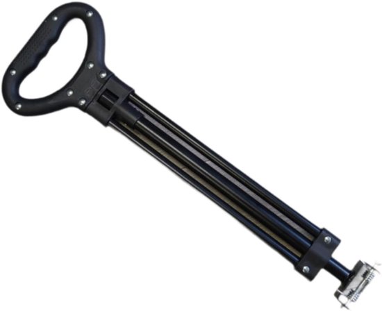 Trekstang Boodschappenkar - Telescopische Hendel - Kamperen en Winkelen - Verstelbare Lengte - 54-79 cm - Zwart — afbeelding 4