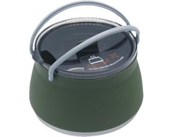 Reiskoffiezetapparaat - Opvouwbare Waterpot - Outdoor Koken - Geurloos Siliconen - 5.2H cm - Groen