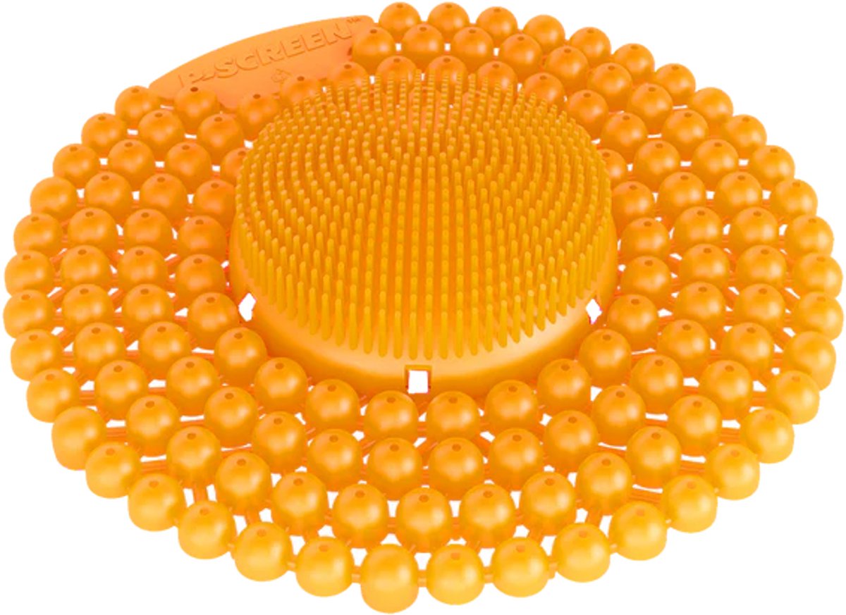 P-Screen Urinoirmat Bergamot - Anti Odour Urinoir Mat - Geurmat - 6 Stuks