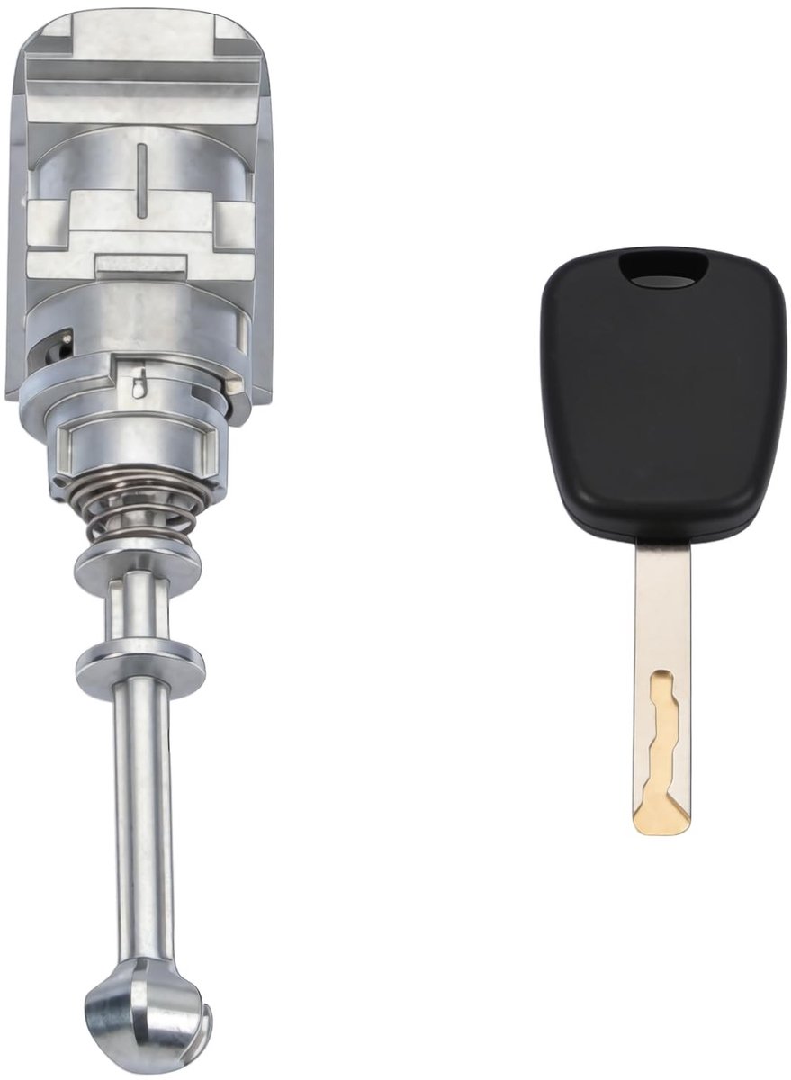 Dailygoods- Insteekslot Cilinderslot - Linkerdeur - Voordeurcilinder - Sleutel - Compatibel met 407/C4 - OE: 9170.Y0/9170Y0 - Deurslot