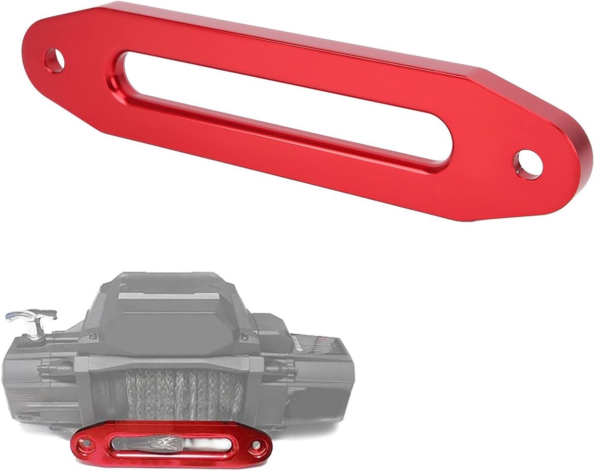 10 Inch Kabelgeleider voor Off-Road Winch, Geschikt voor 8000 tot 15000 Lbs, Vervangingsonderdeel voor Kabel en Blok, Duurzaam en Betrouwbaar