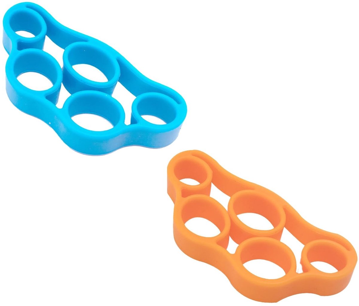 Dailygoods- Vingeroefening - Grip Trainer - 2 Stuks - Ergonomisch Ontwerp - Versterk Polsen - Verminder Vermoeidheid - Wasbaar Siliconen - Griptrainer