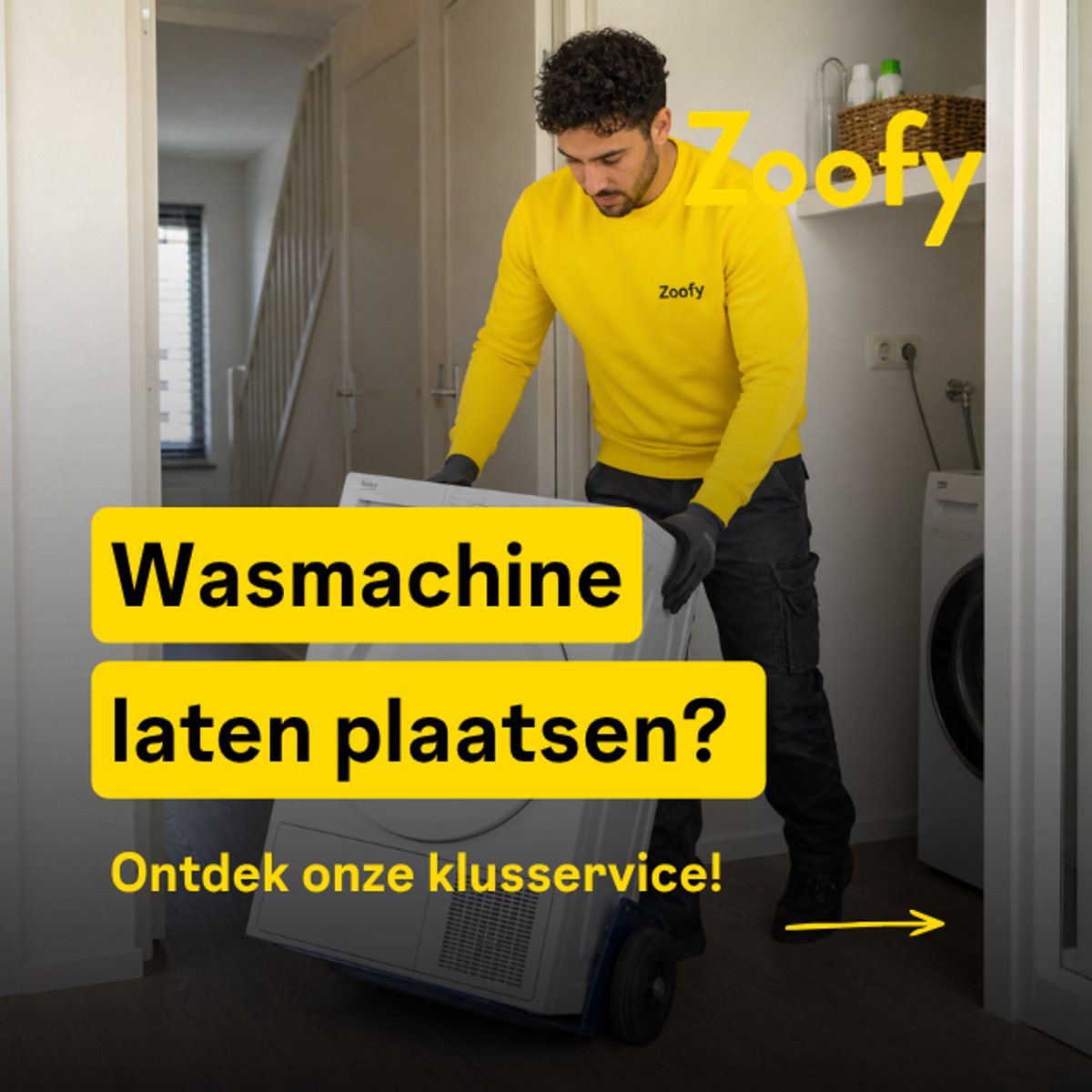 Boek een vakman voor wasmachine aansluiten (met kraan) – door Zoofy in samenwerking met Bol