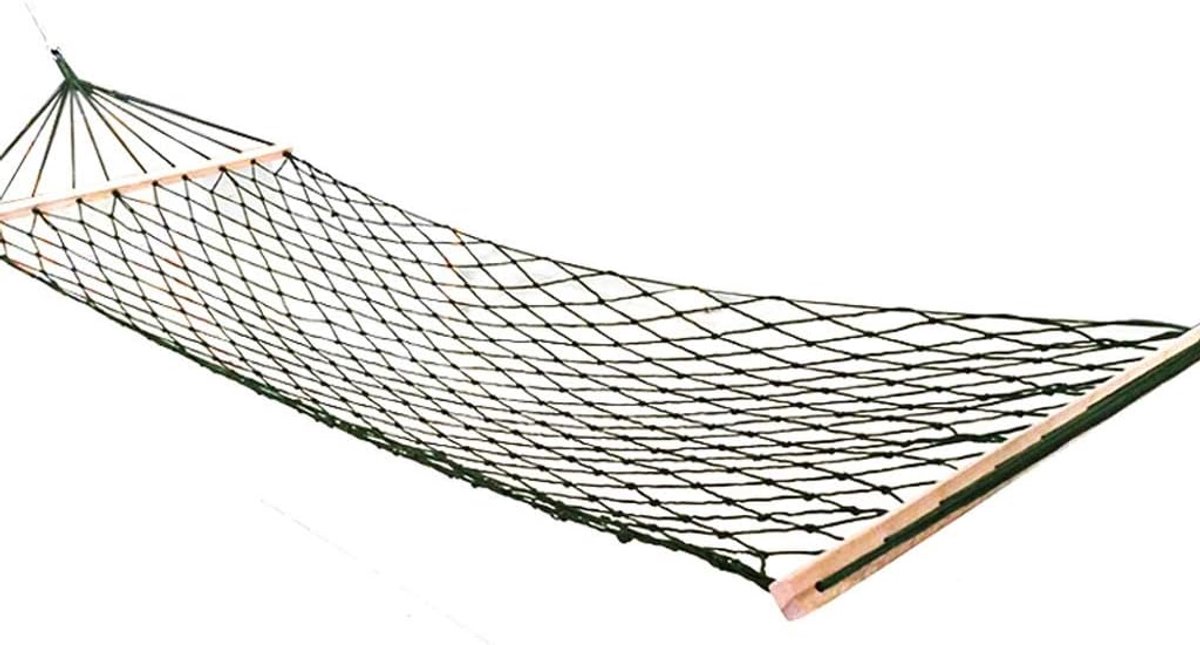 Hangmat - Schommelstoel - Ontspanning Buiten - Anti-rollover Design - 270 x 80 cm - Groen