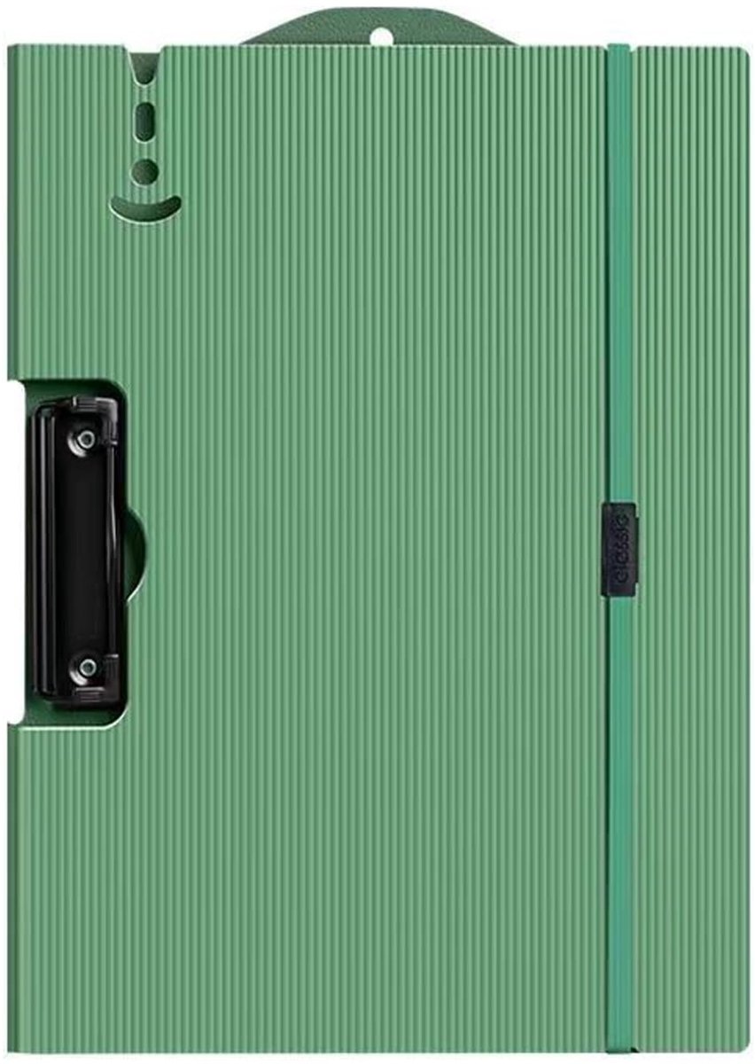 Solidchoice- Klembord A4 met Deksel - Klemmap A4 - 360° Draaibaar - Antislip Rubberen Hoezen - Robuust PP-Materiaal - Voor 74 Vellen