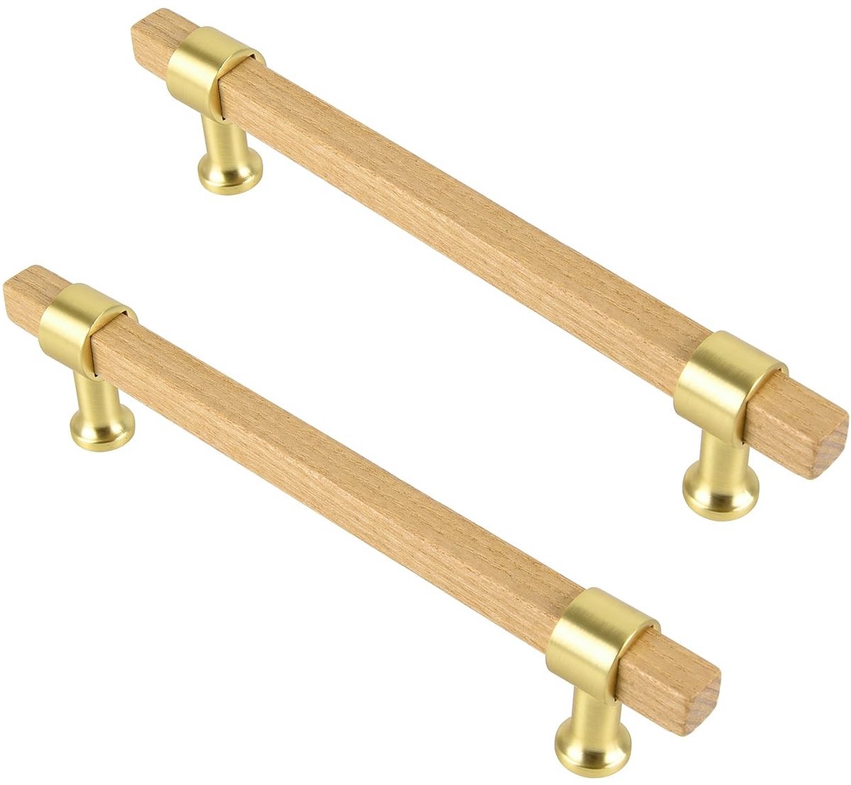 Dailygoods- Meubeltrekhandgrepen 128 mm - Houten Lade - Zinklegering - Vintage Stijl - Voor Keuken/Badkamer - Comfortabele Grip - Ladehandvat
