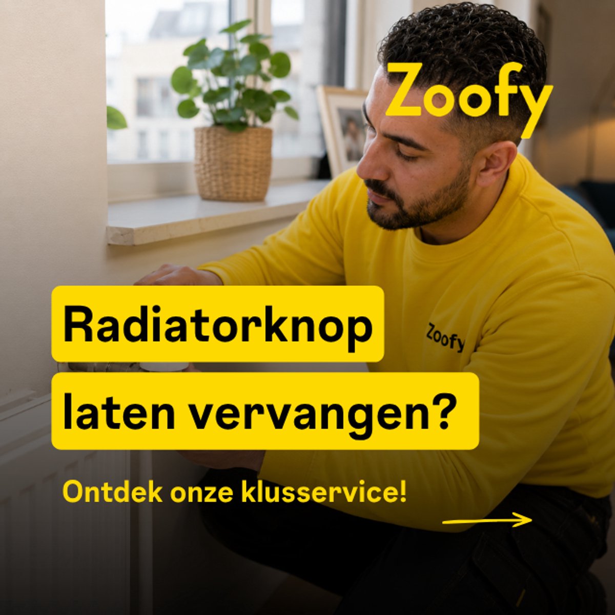 Boek een vakman voor radiatorknop installeren – door Zoofy in samenwerking met Bol