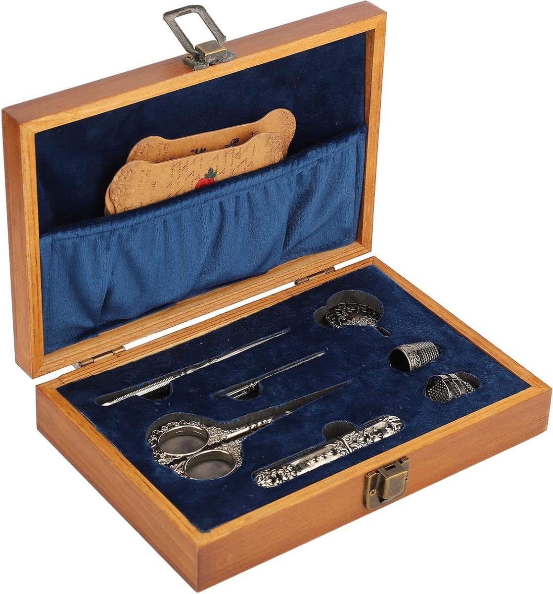Set van Vintage Borduurscharen - Multifunctionele Naaikit met Stalen Scharen en Gereedschap voor Borduren en Handwerken
