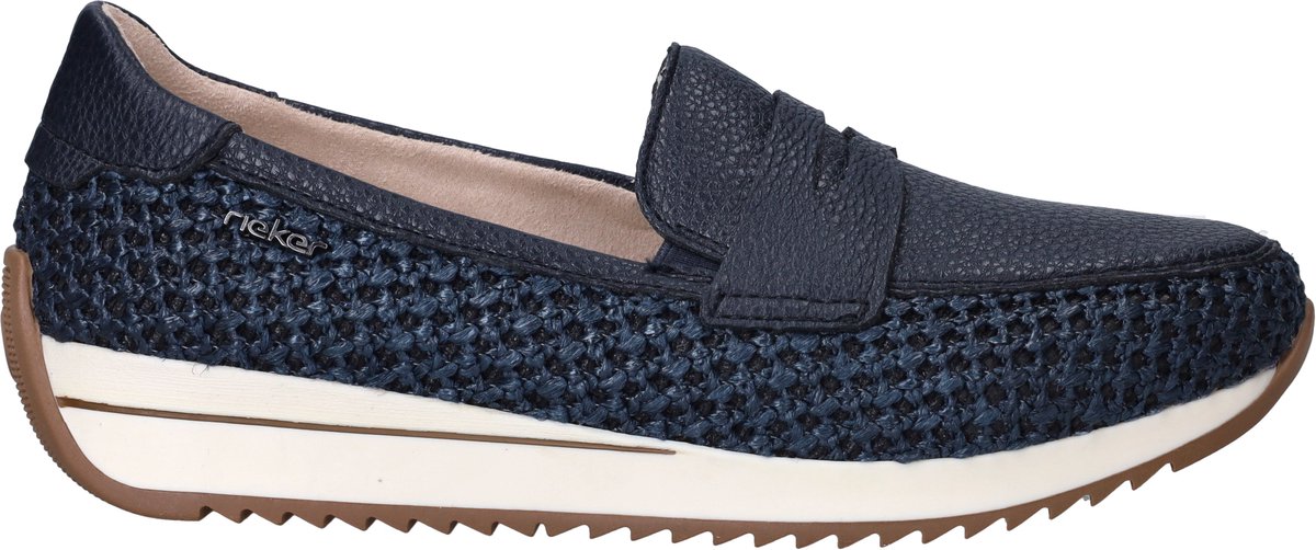 Rieker Instappers - Dames - Blauw - Maat:39