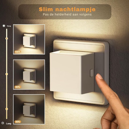 CRLYN® Nachtlampje Stopcontact - Nachtlampje Volwassenen - Nachtlampje Kinderen van CRLYN — afbeelding 5