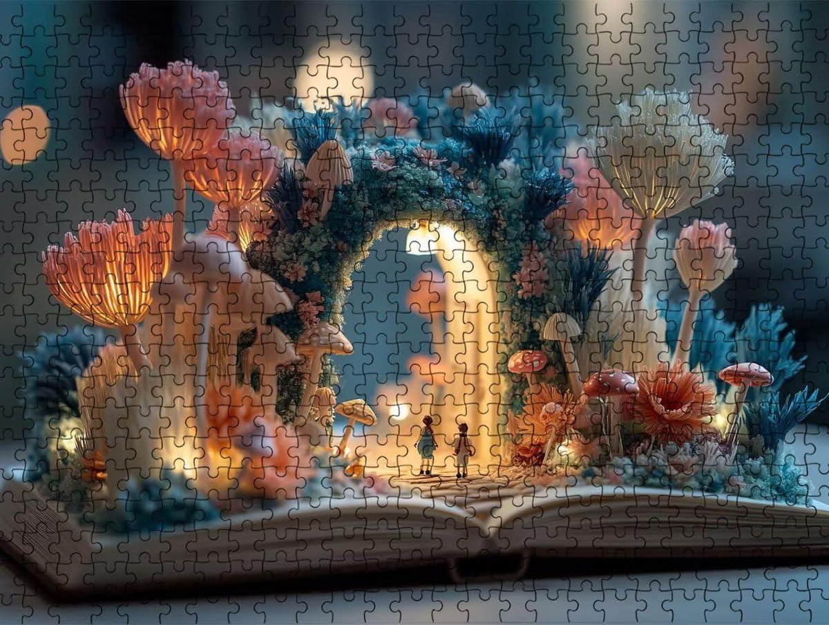 Legpuzzels Volwassenen - Bloemenboek Puzzel - Ontspannend Tijdverdrijf - Houten Puzzelstukken - 3000 Stukjes - Multicolor
