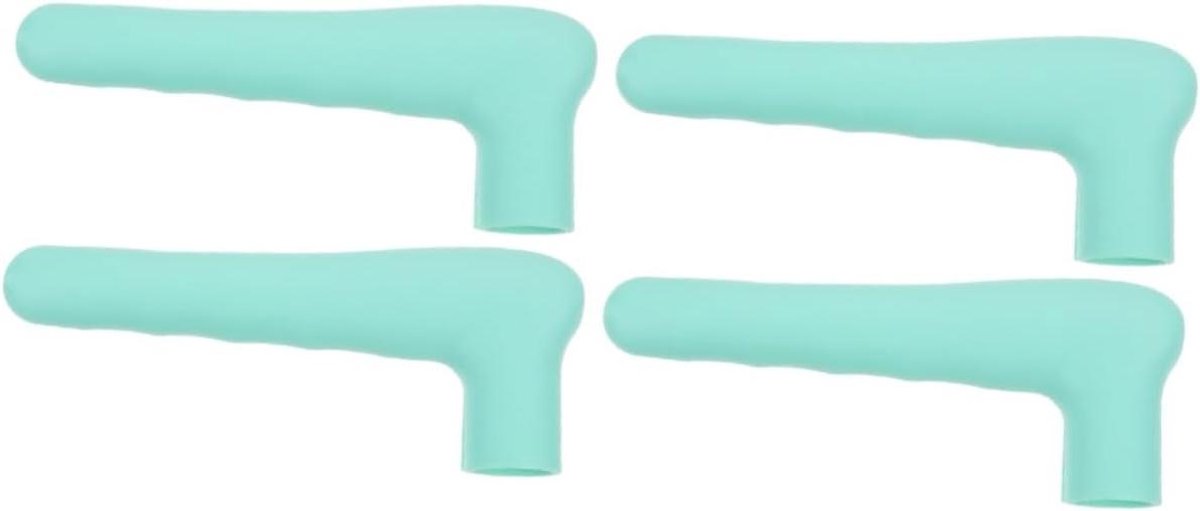 Deurklink Hoesjes - Deurknop Beschermers - Kinderveiligheid Thuis - Anti-botsing Ontwerp - 4 Stuks - Lichtgroen