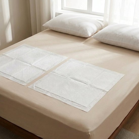 Incontinentie bed onderleggers - Wegwerp onderleggers - 60x60 cm - 25 stuks - Matrasbeschermers - Wit van SENI — afbeelding 3