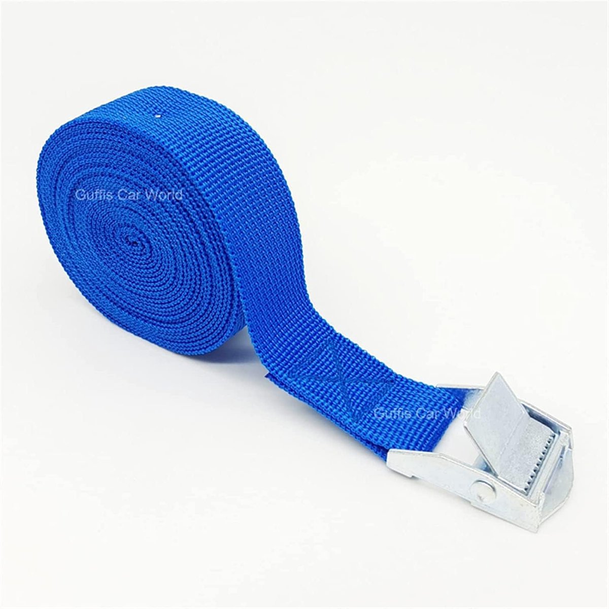 Vastsjorbanden - Spanriemen - Lading Zekeren - Hoge Dichtheid Polyester - 2 Meter - Blauw