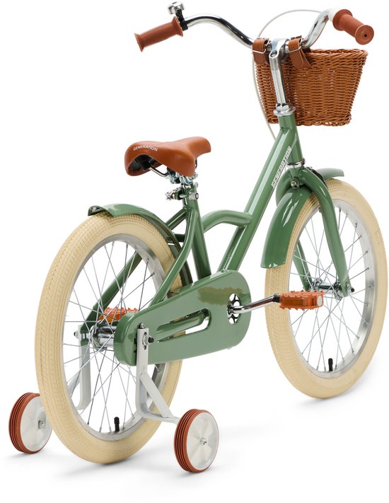Generation Classic 18 inch Groen - Kinderfiets met Mandje van Generation — afbeelding 3