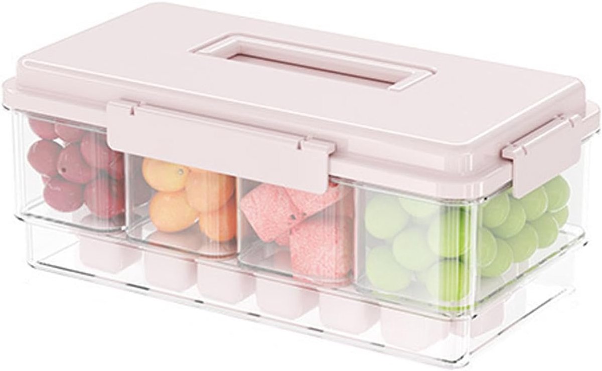 Fruitbox - Vershouddoos - Buitenactiviteiten - Mobiele koelkast functie - 1634 Gram - Roze