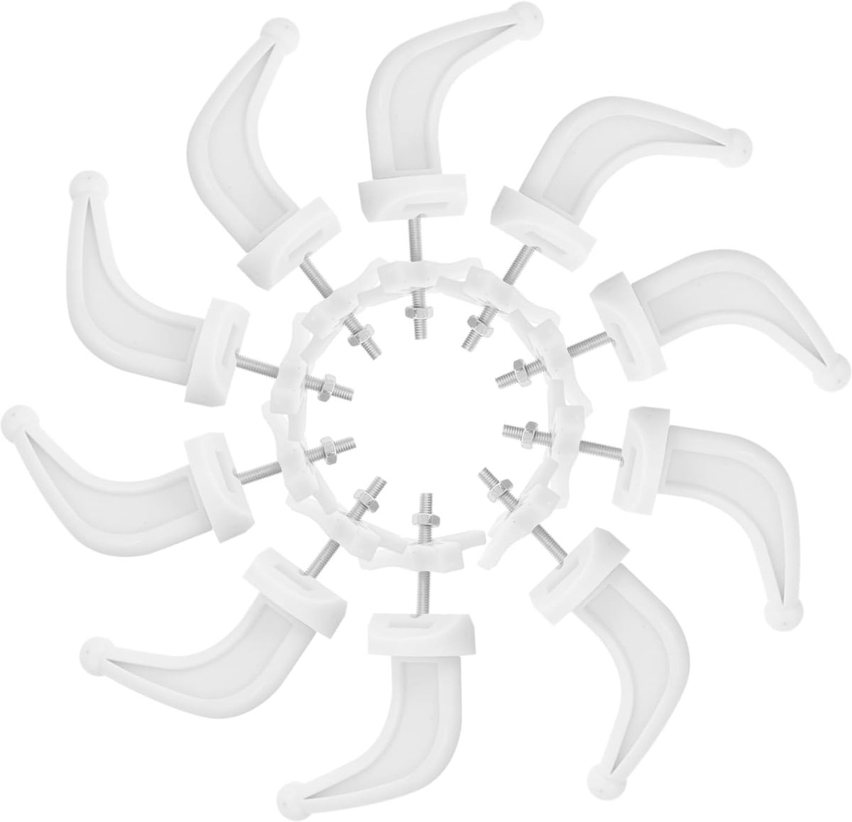 Radiator Hangers - Ophanghaken - Snel Drogen - Eenvoudige Installatie - 10 Stuks - Wit